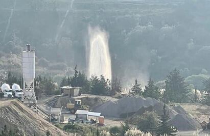 Reportan megafuga de agua en Atizapán tras mantenimiento a Macrocircuito Acuífero del Sistema Cutzamala