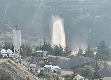 Reportan megafuga de agua en Atizapán tras mantenimiento a Macrocircuito Acuífero del Sistema Cutzamala