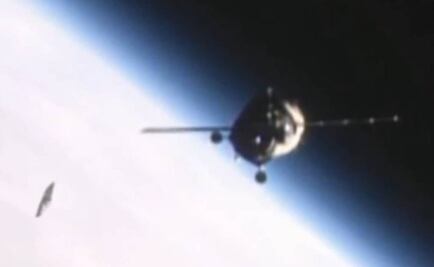¿Real o falso? Captan extraño objeto siguiendo a la estación espacial