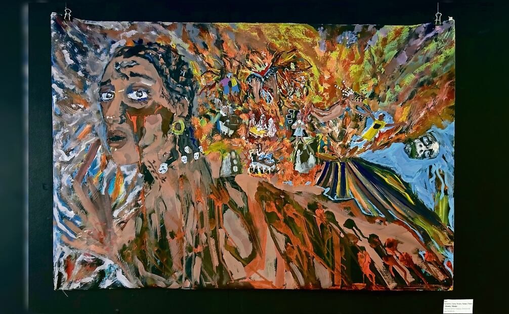 Génesis de un volcán, génesis de sus hombros (antología de muertes), de Sin Nombre. Foto: Berenice Fregoso / EL UNIVERSAL