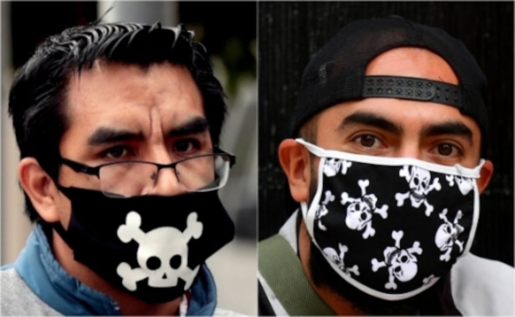 Las 26 formas diferentes de llevar cubrebocas en México