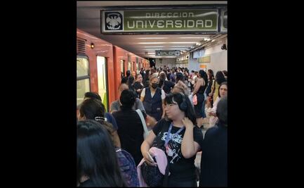 Reportan falla en tren de Línea 3 del Metro; provoca hasta 40 minutos de retraso