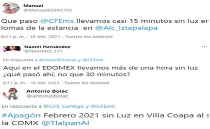 Así reaccionaron los usuarios de redes sociales ante el apagón masivo en el Valle de México