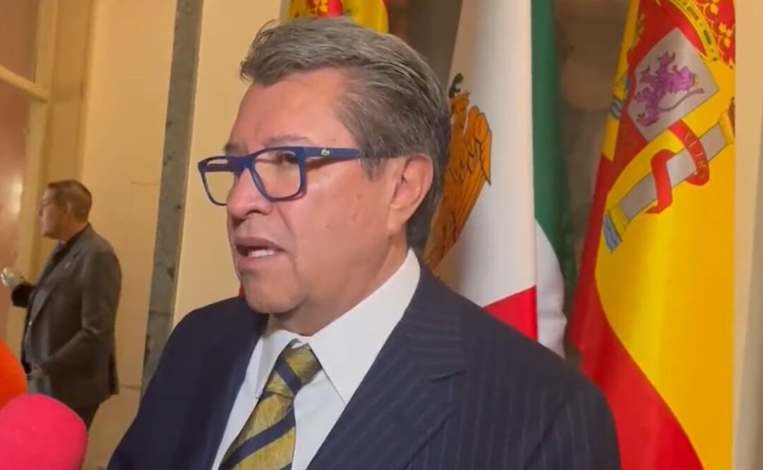 Ricardo Monreal señaló que desde tierras europeas observó una marcha muy nutrida. Foto: captura de video 