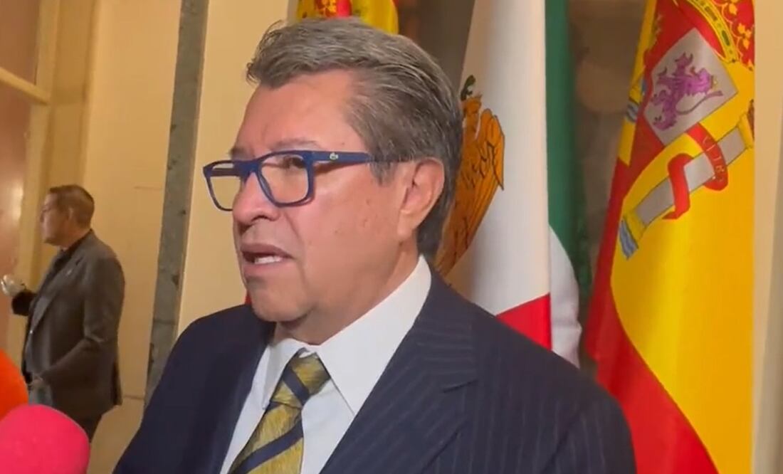 Ricardo Monreal señaló que desde tierras europeas observó una marcha muy nutrida. Foto: captura de video