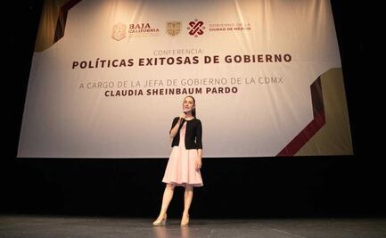 Sheinbaum da conferencia en Tijuana; destaca la importancia de la participación de mujeres en vida pública