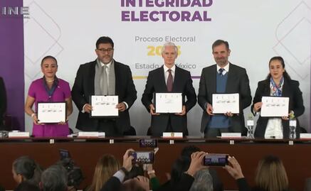 Elecciones Edomex: Partidos suscriben acuerdo ante contexto de “polarización e intolerancia”