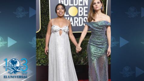 Yalitza Aparicio brilla en la alfombra roja de los Golden Globes
