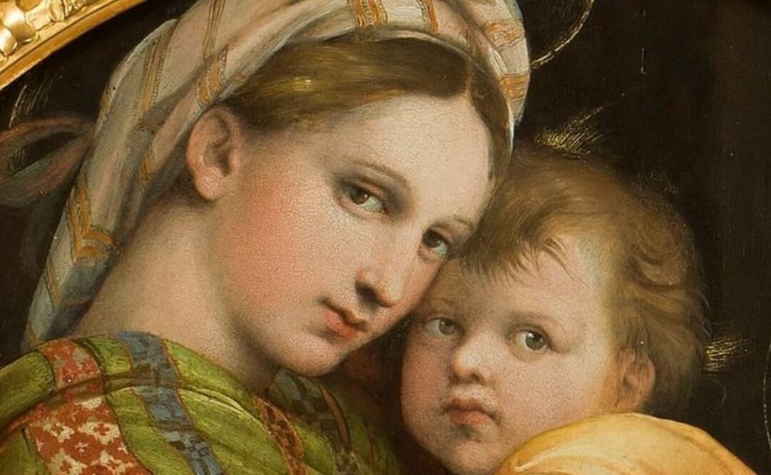 "Madonna della Seggiola", de Rafael. Foto: tomada del Instagram de la Galería de los Uffizi (@uffizigalleries)