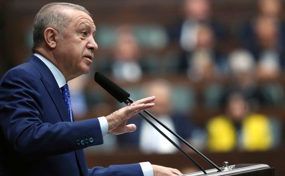 Recep Tayyip Erdogan, presidente de Turquía. Foto: AP 
