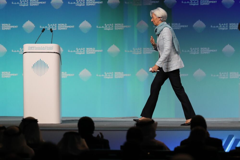 Christine Lagarde, directora general del Fondo Monetario Internacional. Foto: AP
