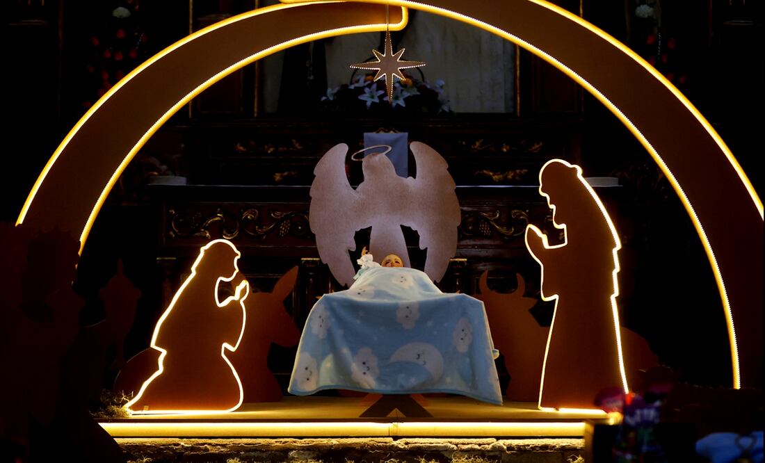 Niñopa en la capilla de San Bernardino ubicada en el centro de Xochimilco. Foto: Fernanda Rojas/ EL UNIVERSAL