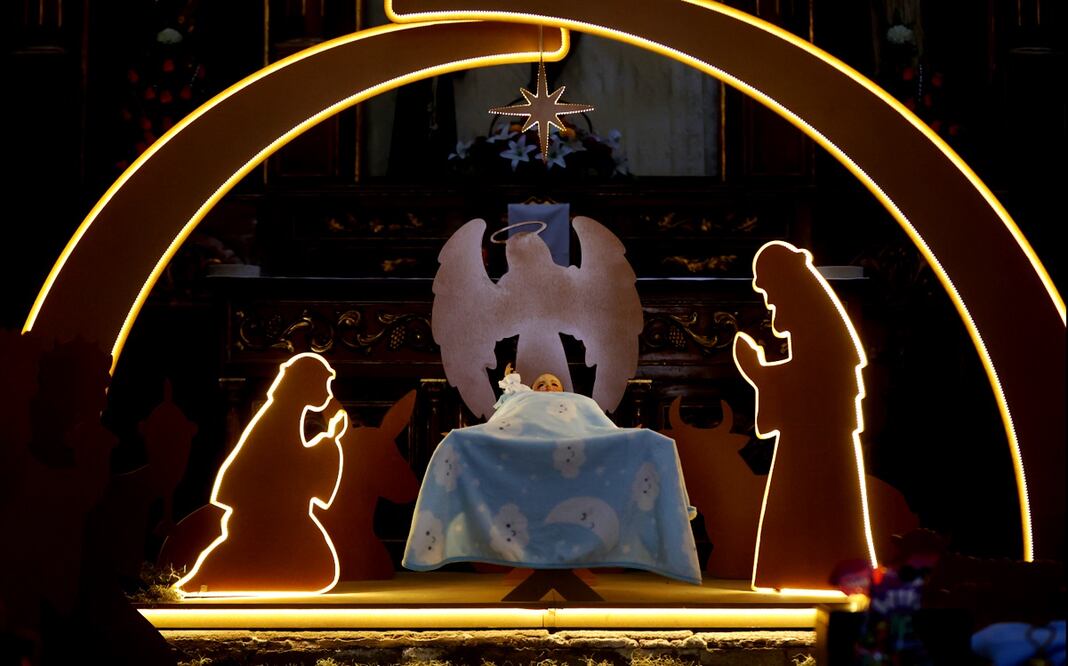 Niñopa en la capilla de San Bernardino ubicada en el centro de Xochimilco. Foto: Fernanda Rojas/ EL UNIVERSAL