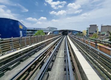 Concluye la renivelación de vías de la LB del Metro