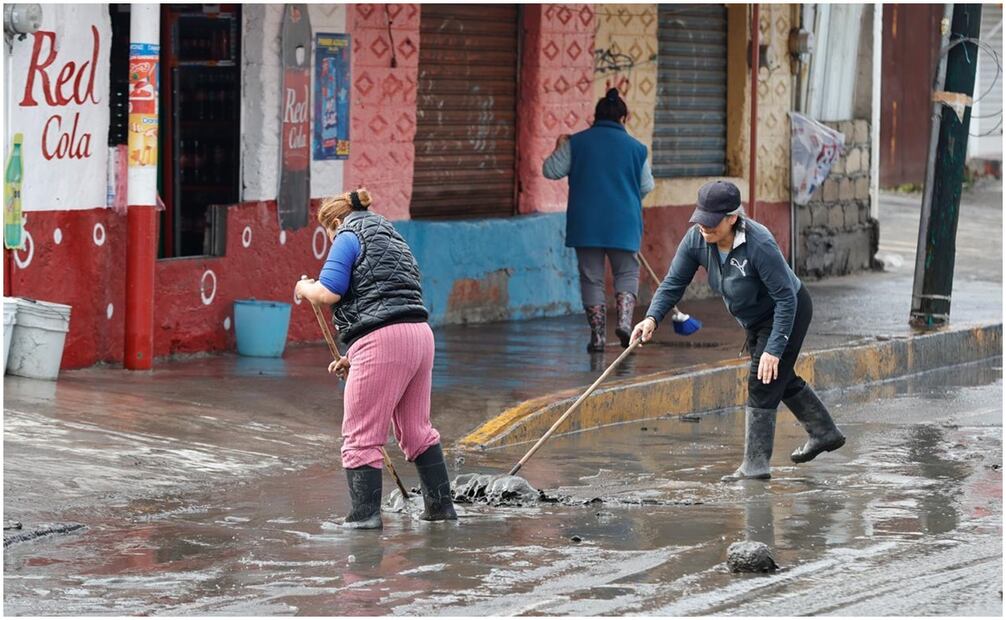 Inundación en San Mateo Atenco. Foto: Jorge Alvarado/ELUNIVERSAL)