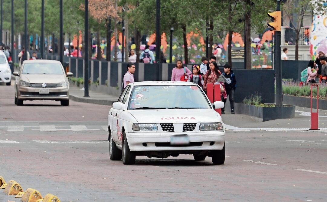 La zona norte de la capital mexiquense se ha convertido en otro foco rojo para los taxistas. Foto: Alejandro Vargas / EL UNIVERSAL