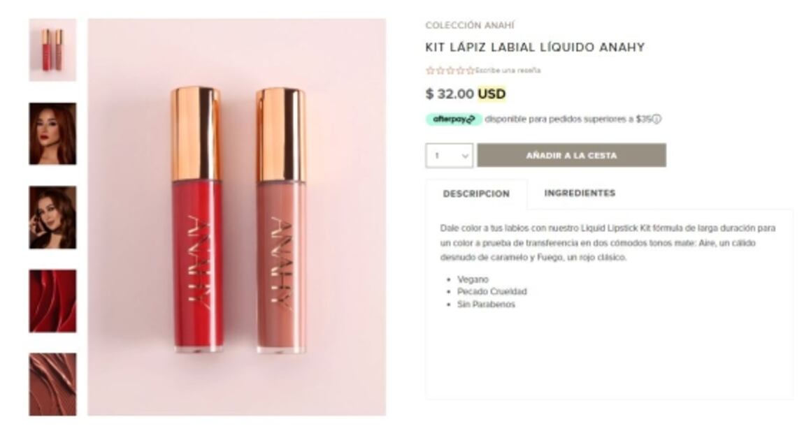 Se agotaron los labiales de Daisy Anahy, la esposa de Eduin Caz: ¿Cuánto cuestan en la tienda online?