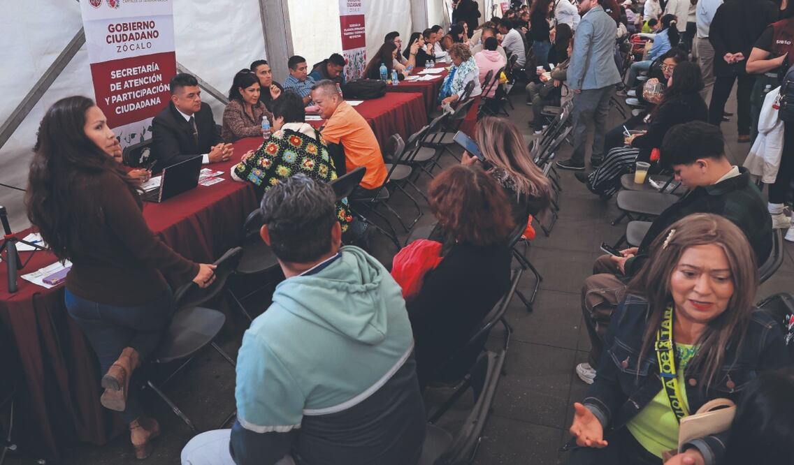 Al Zócalo Ciudadano del martes pasado asistieron mil 660 personas. Foto: de Fernanda Rojas. El Universal