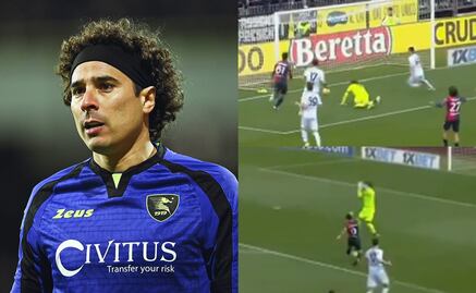 VIDEO: Los tremendos errores de Guillermo Ochoa en la goleada del Salernitana