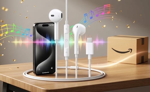 Amazon México: audífonos alámbricos para iPhone en menos de 300 pesos: aprovecha el descuento del 22%