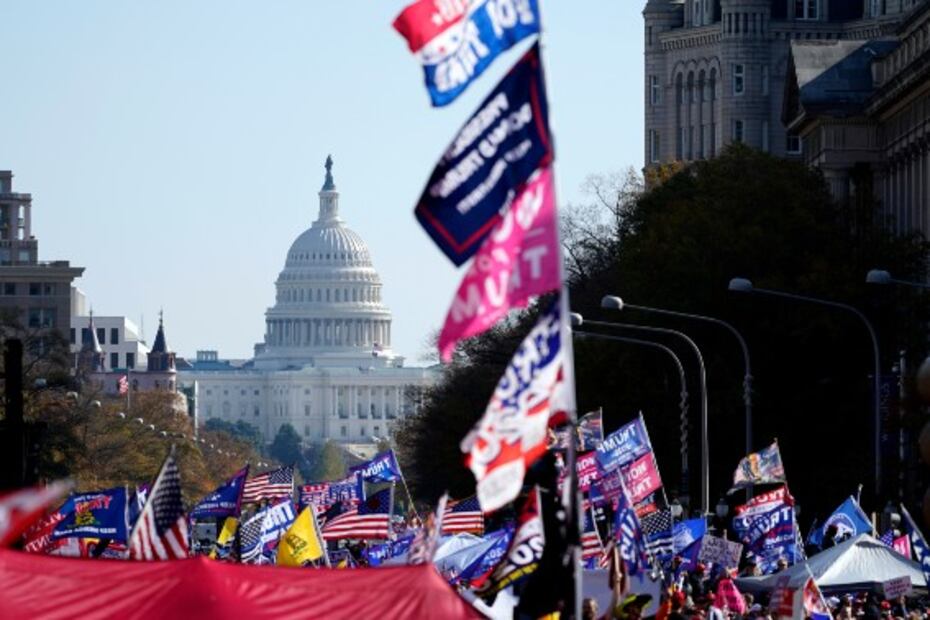 Se realizan marchas pro-Trump en Washington; acusan "fraude" en elecciones 