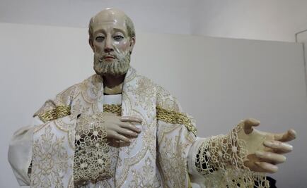 INAH restaura imágenes religiosas dañadas por sismo