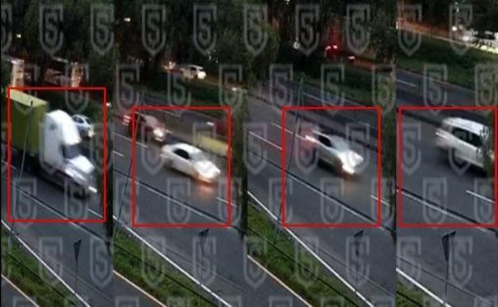 Las cámaras del C5 detectaron tres vehículos posiblemente involucrados en el robo. Foto: Especial