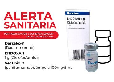 Cofepris alerta de falsificación y comercio ilegal de fármacos oncológicos