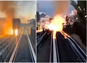 Fiscalía capitalina indaga daño a la propiedad tras incendio en la Línea 2 del Metro