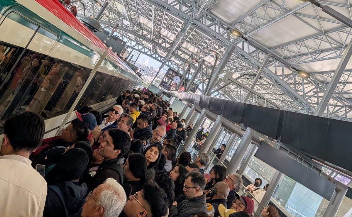 Fallas detienen servicio del Tren Interurbano México-Toluca; se restablece horas después