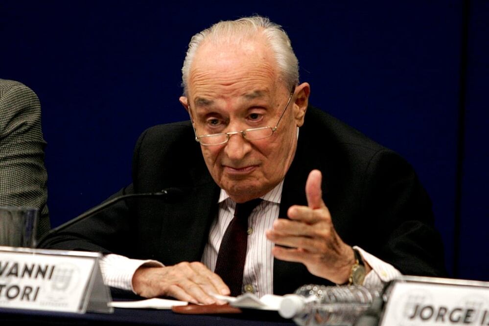 El politólogo Giovanni Sartori. Foto: Archivo/EL UNIVERSAL