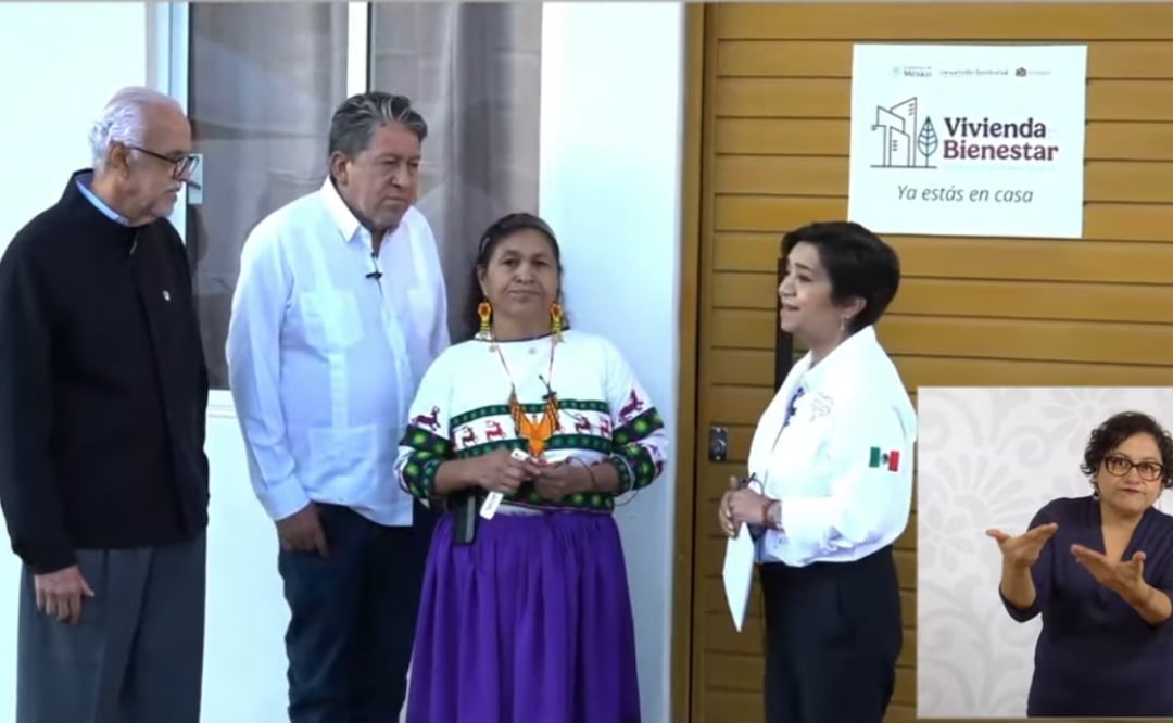 Gobierno federal entrega viviendas en Nayarit y Quintana Roo (18/03/2026). Foto: Captura de pantalla
