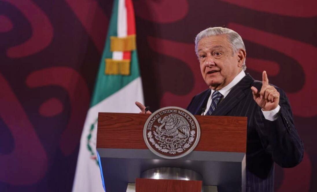 El presidente Andrés Manuel López Obrador celebró los resultados de la encuesta del Inegi sobre percepción social de inseguridad. AMLO. Foto: Gabriel Pano/EL UNIVERSAL