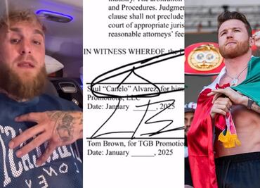 Jake Paul muestra supuesto contrato firmado por Canelo Álvarez; “vete a la ching.., defraudas a tus fans”