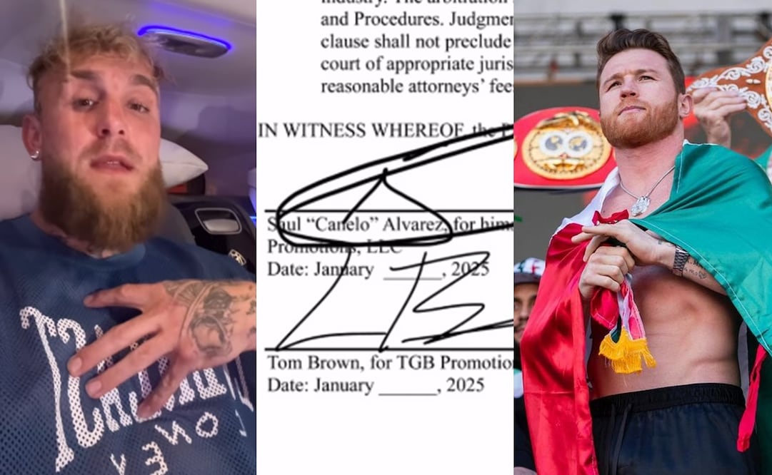 Jake Paul muestra supuesto contrato firmado por Canelo Álvarez; “vete a la ching.., defraudas a tus fans”