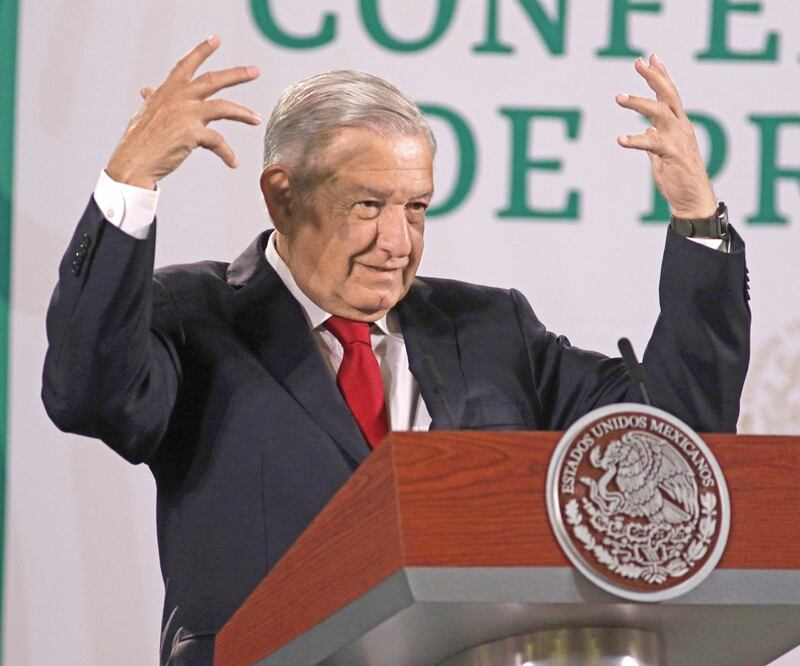 El presidente Andrés M. López Obrador dijo en su mañanera que se detallará donde se requiera en qué consiste su plan energético. Foto: Carlos Mejía/ EL UNIVERSAL.