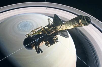 Sonda Cassini se adentra en los anillos de Saturno
