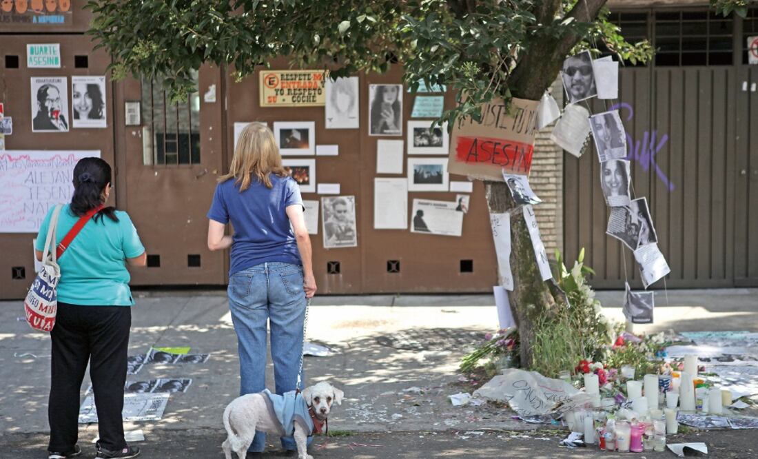 En la calle Luz Saviñón fue donde se cometío el multihomicidio al interior de un departamento (ARCHIVO EL UNIVERSAL)