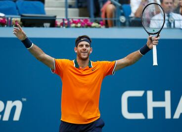 Juan Martín Del Potro avanza a semifinales del US Open