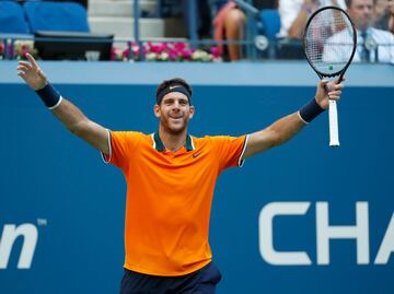 Juan Martín Del Potro avanza a semifinales del US Open