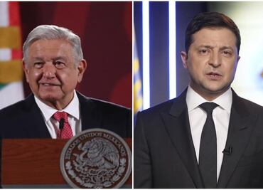 Volodimir Zelensky presenta plan de paz para Ucrania. ¿En qué difiere del de López Obrador?