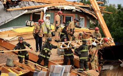 Se registra derrumbe de edificio en Washington; hay varios heridos