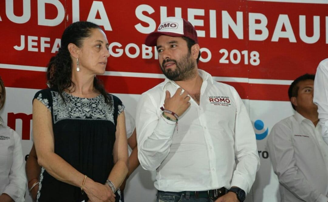 Claudia Sheinbaum y Víctor Hugo Romo (Especial)