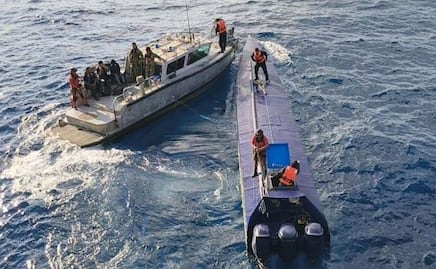 Marina intercepta  semisumergible con 4 toneladas de coca; destaca colaboración de EU