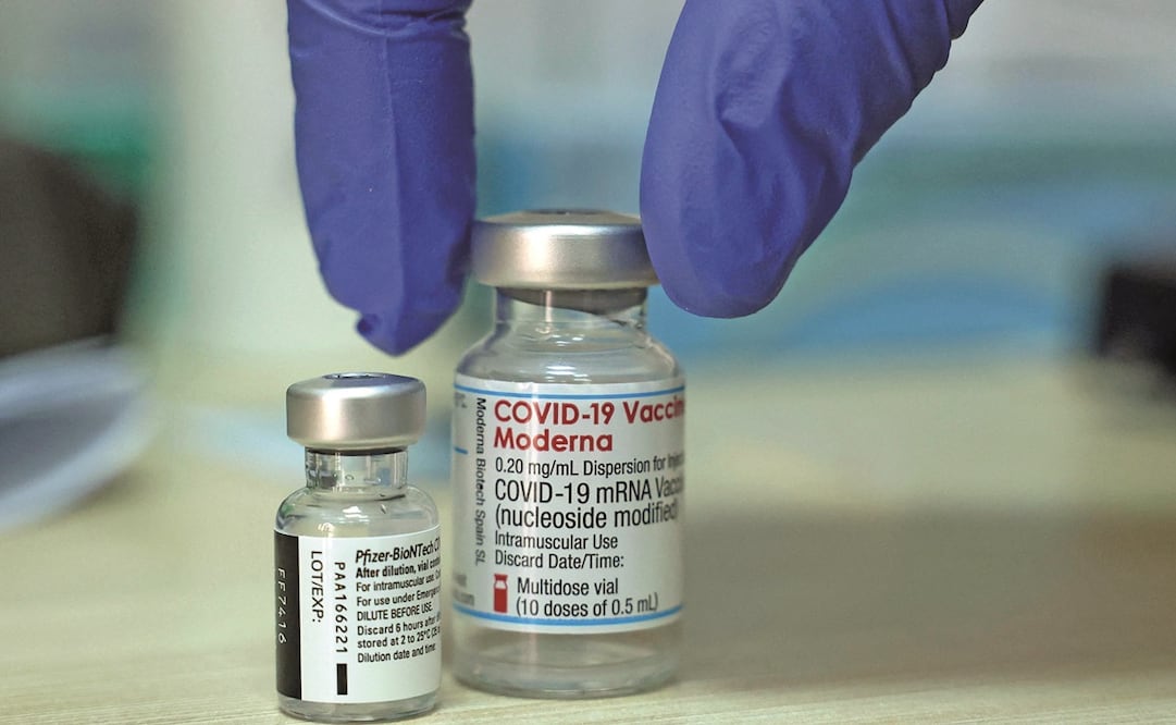 El refuerzo de Moderna será de la mitad de la dosis. Foto: Hazem Bader. AFP