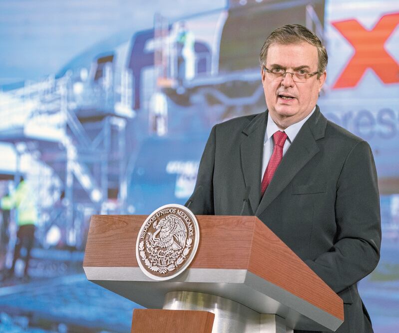 El canciller Marcelo Ebrard dijo durante la conferencia matutina que 189 de los 211 ventiladores los va a distribuir y manejar el Insabi. SERGIO TAPIA. EL UNIVERSAL