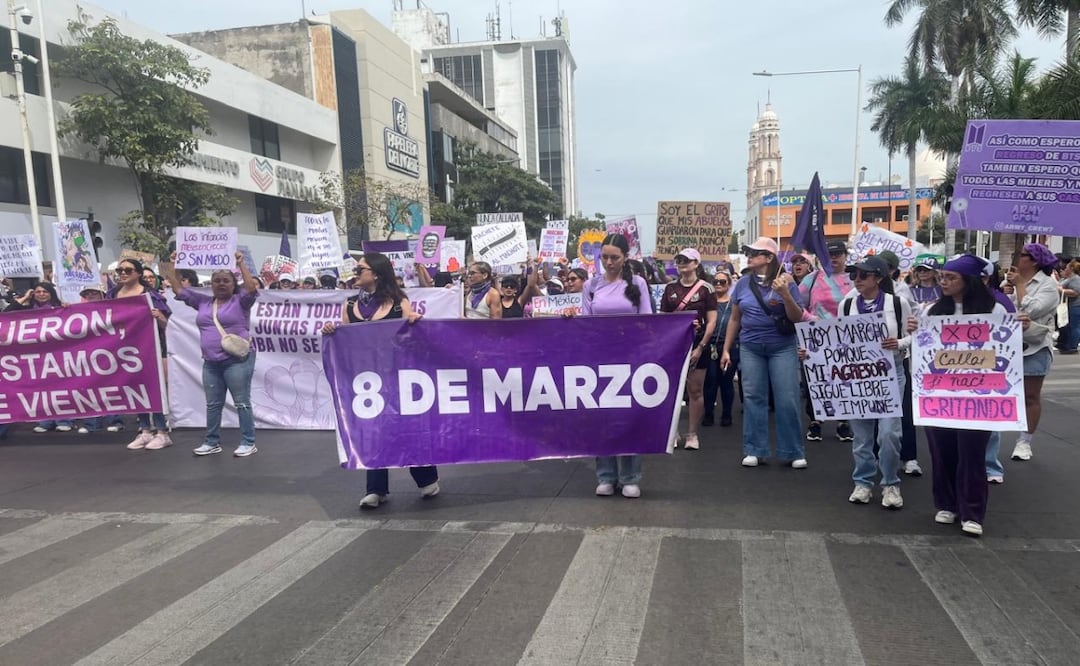 Marcha 8M Sinaloa. Foto: Javier Cabrera Martínez