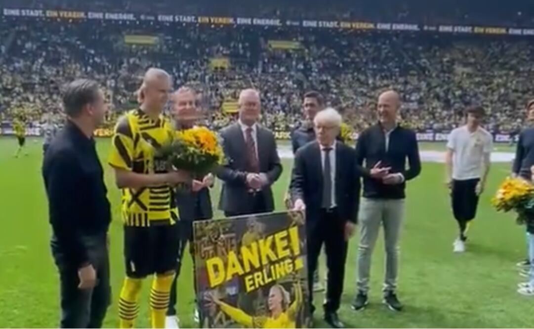 VIDEO: Así fue la despedida de Erling Haaland con el Borussia Dortmund / FOTO: ESPECIAL