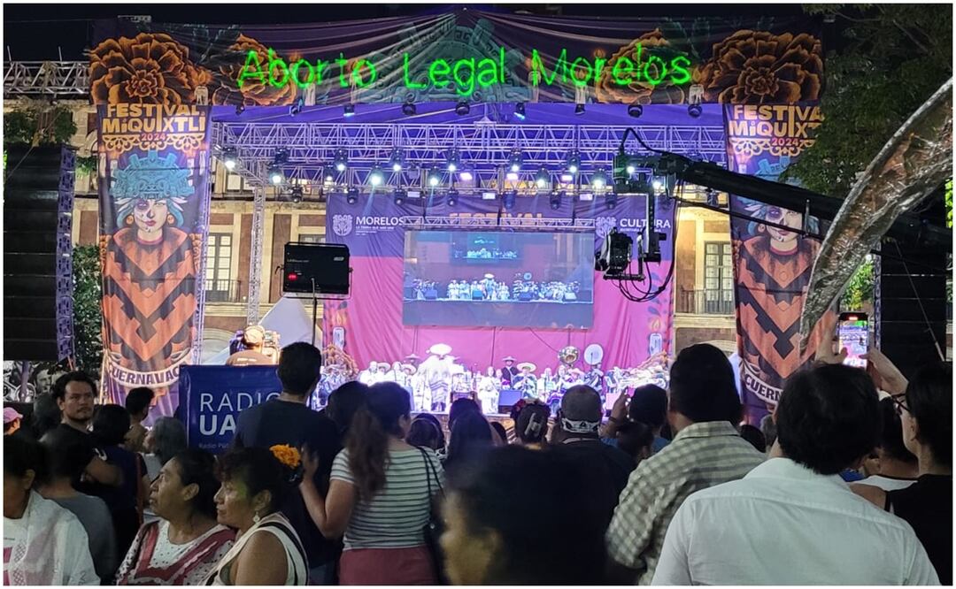 Este 31 de octubre, colectivos feministas demandan la despenalización del aborto en Morelos durante el festival Miquixtli. Foto: Especial