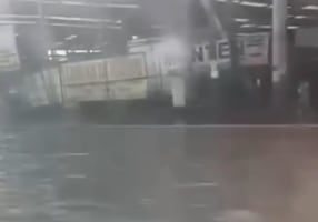 Lluvias dejan encharcamientos en la Vía José López Portillo, en Edomex; hay afectaciones viales, principalmente, hacia Coacalco
